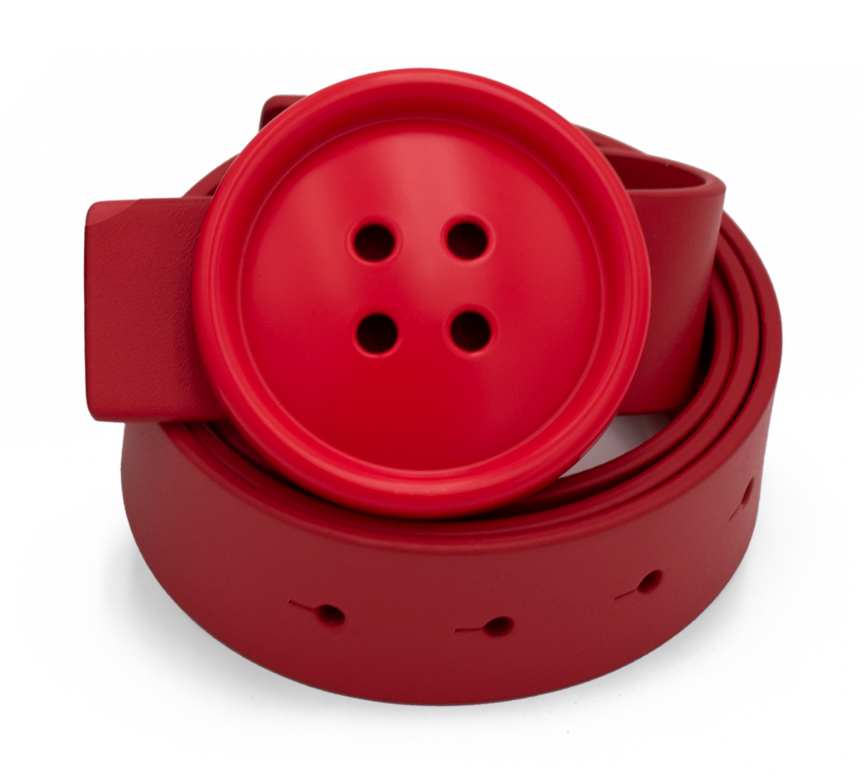 RED BUTTON BELT