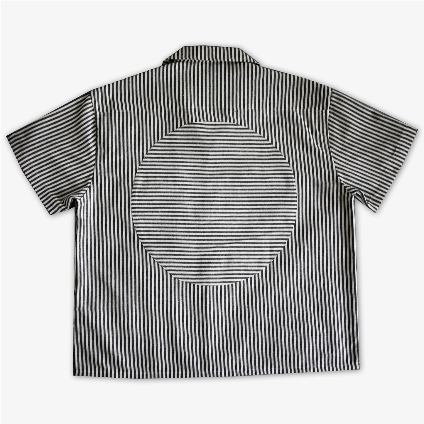 Striped Button Up (BLACK)