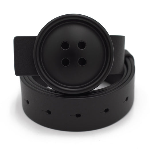 BLACK BUTTON BELT